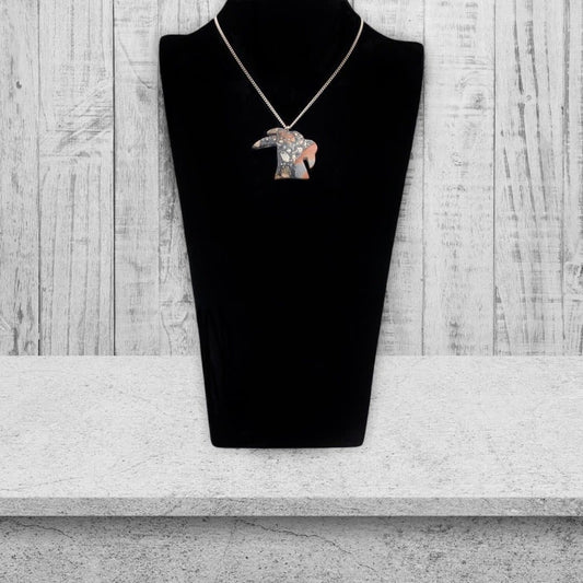 Maligano Jasper Goat Head Necklace