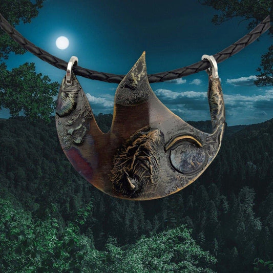 Abstract Mountains Necklace