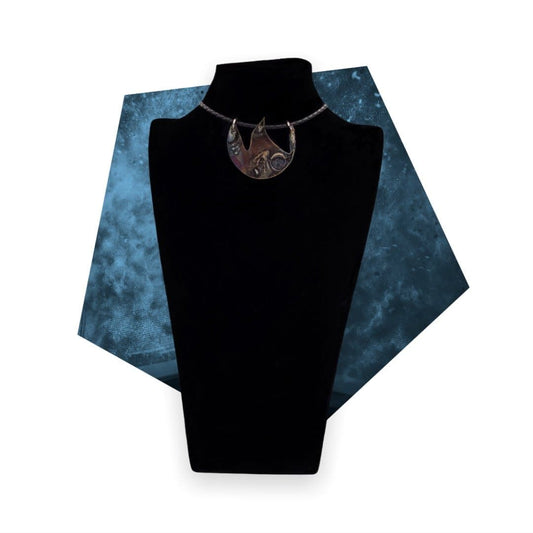 Abstract Mountains Necklace