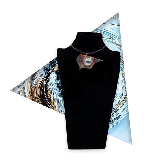 Abstract Woodpecker Necklace