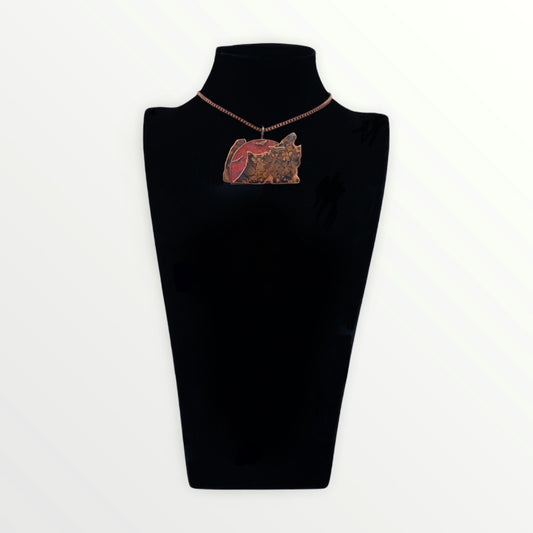 Layered Copper Mountains Necklace