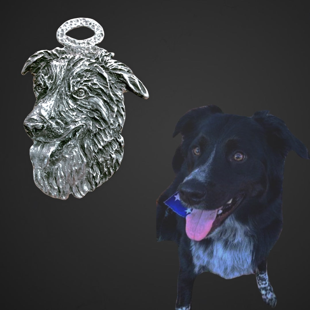 SHOP CUSTOM PET PORTRAITS IN METAL