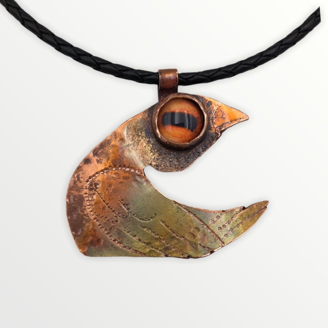 Abstract Turkey/Turtle Necklace