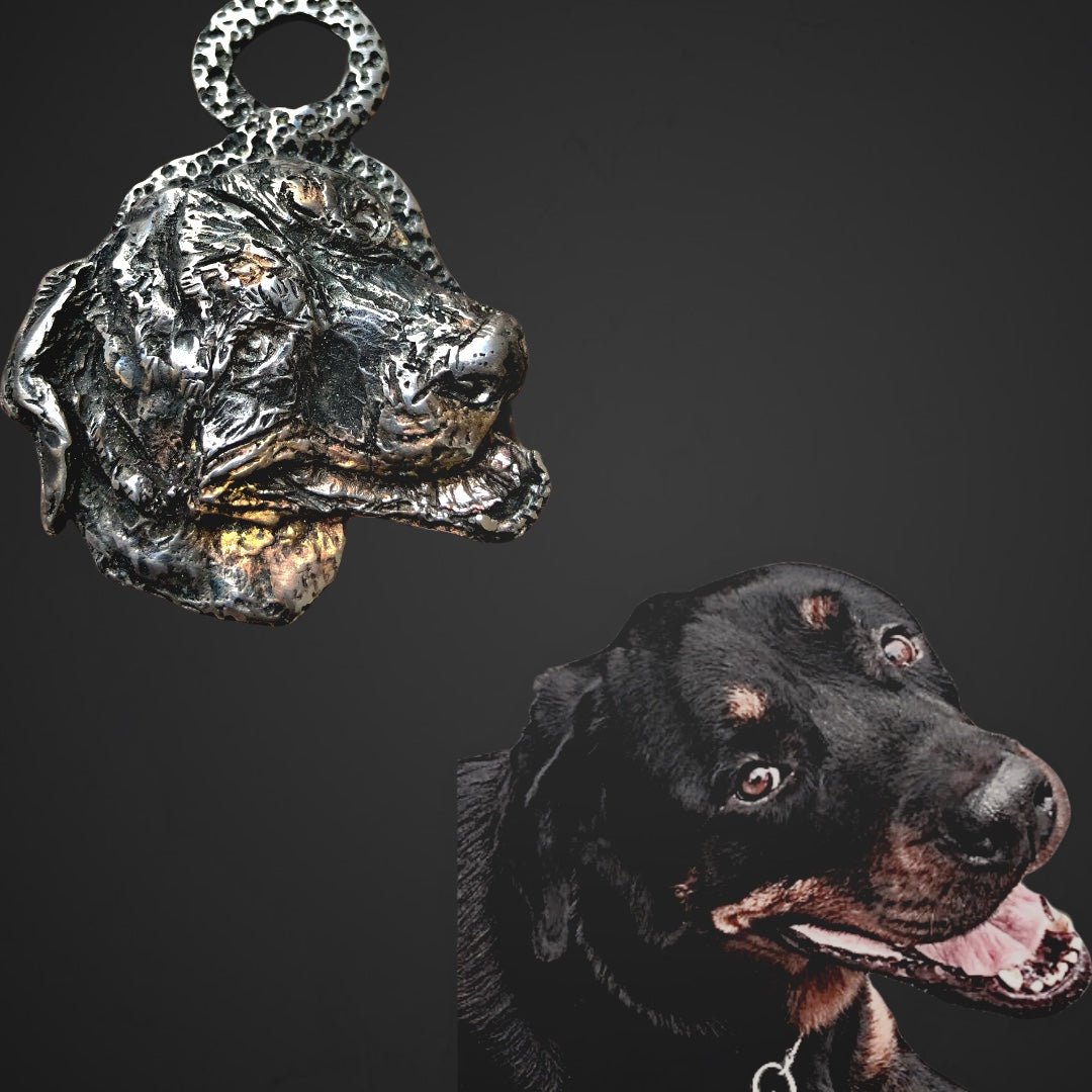 SHOP CUSTOM PET PORTRAITS IN METAL