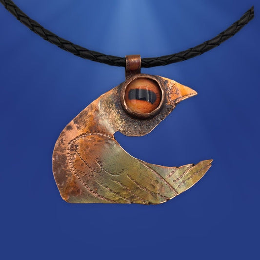 Abstract Turkey/Turtle Necklace
