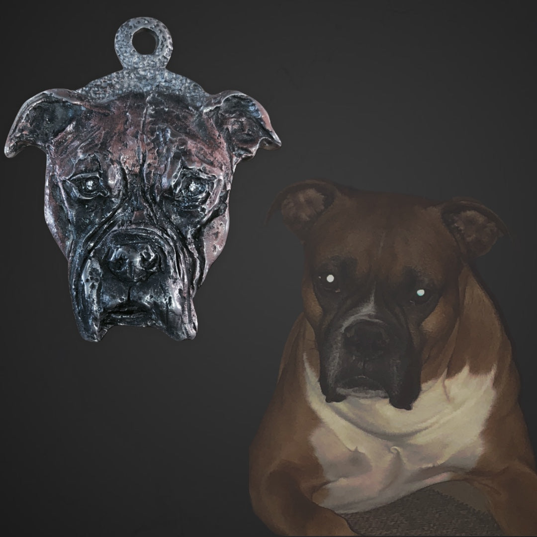 SHOP CUSTOM PET PORTRAITS IN METAL